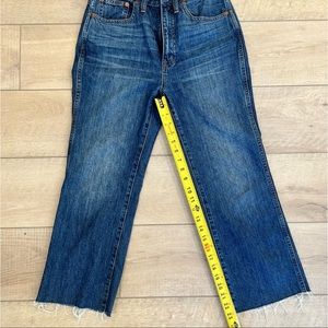 Madewell Rigid Demi Boot Crop Jeans